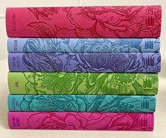 Jane Austen 6 Book Faux Leather Bound Set with Decorative Pages NEW