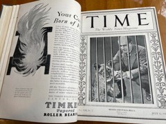 TIME Magazine – Bound Volume – July-December 1926 – Rare Original!