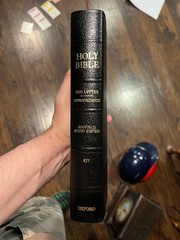 Old Scofield Study Bible KJV 291RL Oxford *1917 Notes* bonded leather VG+ w box