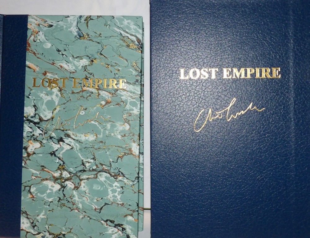 LOST EMPIRE Cussler & Blackwood, Limited Edition SIGNED in Slipcase