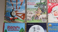 Lot of 15 Vintage Little Golden Books Miniatures Toy story Thomas the tra
