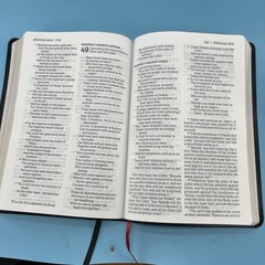 NASB Giant Print Bible, Bonded Leather Black, Red Letter, 1995 Text