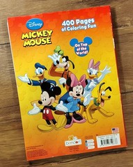 Disney Mickey Mouse 400 Coloring & Activity Pages (published in 2012) Top World