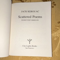 Jack Kerouac Scattered Poems Pocket Poets #28 City Lights 1971 11th PB