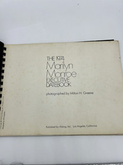 1973 Marilyn A Biography by Norman Mailer 1st Print And 1974 Executive Date Book