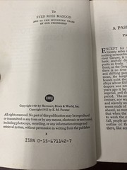 A Passage to India – 1965 by E. M. Forster – Paperback