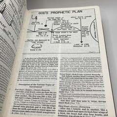 The Open Bible Edition KJV With Prophecy, Red Letter, World Bible Society, EUC!