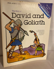 My Very First Coloring Book Story of David and Goliath Pb 1985 Warner Press