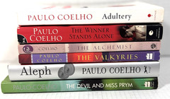 Lot 6 Books Paulo Coelho Alchemist Adultery Aleph Valkyries Devil Prym Winner