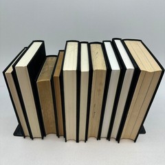Black Gold Book Stack Custom Clothbound Home Decor Lot of 10 Bookshelf Props