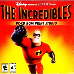 The Incredibles PC-CD ROM Print Studio by Pixar (2006, CD-ROM)