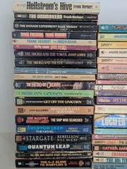 Huge 120 Book Lot VTG Sci-Fi Fantasy Paperback DAW ACE FAWCETT Asimov Heinlein