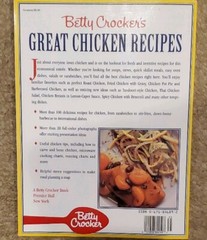 1993 1st Edition, Betty Crocker’s GREAT CHICKEN RECIPES COOKBOOK – 84 pages