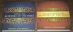 2 David Jeremiah Hardcover Books: Understanding/Living the 66 Books of the Bible