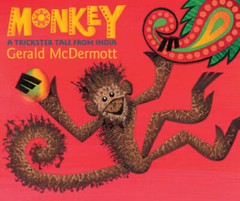 Monkey: A Trickster Tale from India – Hardcover By McDermott, Gerald – VERY GOOD