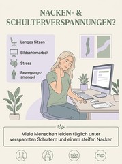Yoga gegen Nacken- und Schulterschmerzen | 30 Übungen | PDF Download