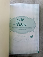 Her: Becoming a Proverbs 31 Girl (New)