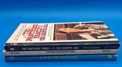 3 Paperback Books 1970 The Wild One-Harlem Globetrotters-The Partridge Family