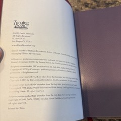 David Jeremiah Leather Bound- Moments W/ God, Strength for Today &
