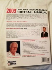 2009 Coach of the Year Clinics Football Manual (2009) Earl Browning