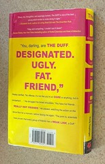 Kody KEPLINGER — Duff (Young Adult Bullying) — 2010 SIGNED 1st Edition HC