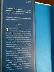 Go Home for Dinner – by Mike Pence (Hardcover) NEW!