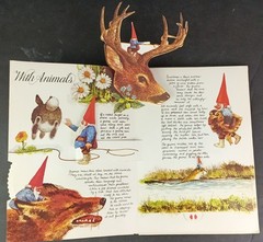 The Pop-Up Book of Gnomes ©1979 Vintage Abrams English Translation Cottagecore