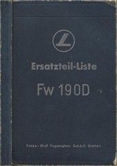 WWII German Parts Manual 1000+ pages ! ILLUSTRATED For Focke Wulf FW190 D-9