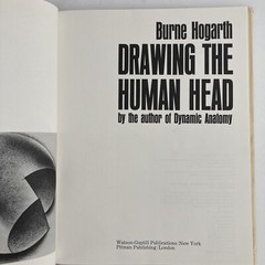 Drawing Book Lot: Head & Figure, Anatomy, The Human Head, Burne Hogarth, VG Cond