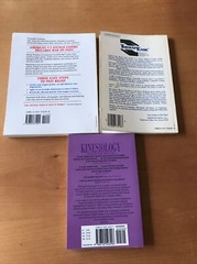 Lot Of 3 Pain/Kinesiology/self Therapy Books, Various Authors – See Photos
