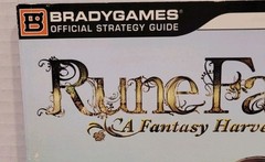 Rune Factory: A Fantasy Harvest Moon Nintendo DS Brady Games Strategy Guide Book