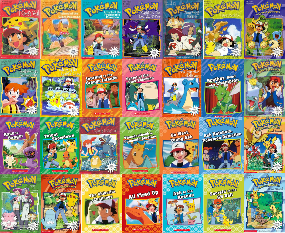 Complete Set Series – Lot of 28 Pokemon Chapter Books books by Tracey West