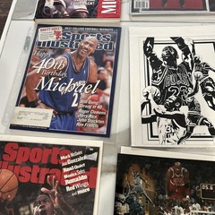SPORTS ILLUSTRATED MICHAEL JORDAN LOT 20 Items CHICAGO BULLS COLLECTION MAGAZINE