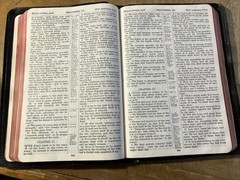 Oxford KJV Bible Longprimer Genuine Morocco Leather Lined Large Print 03699x