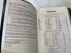 Bible NIV 1984 Thinline Forest Green Bonded Leather Double Column