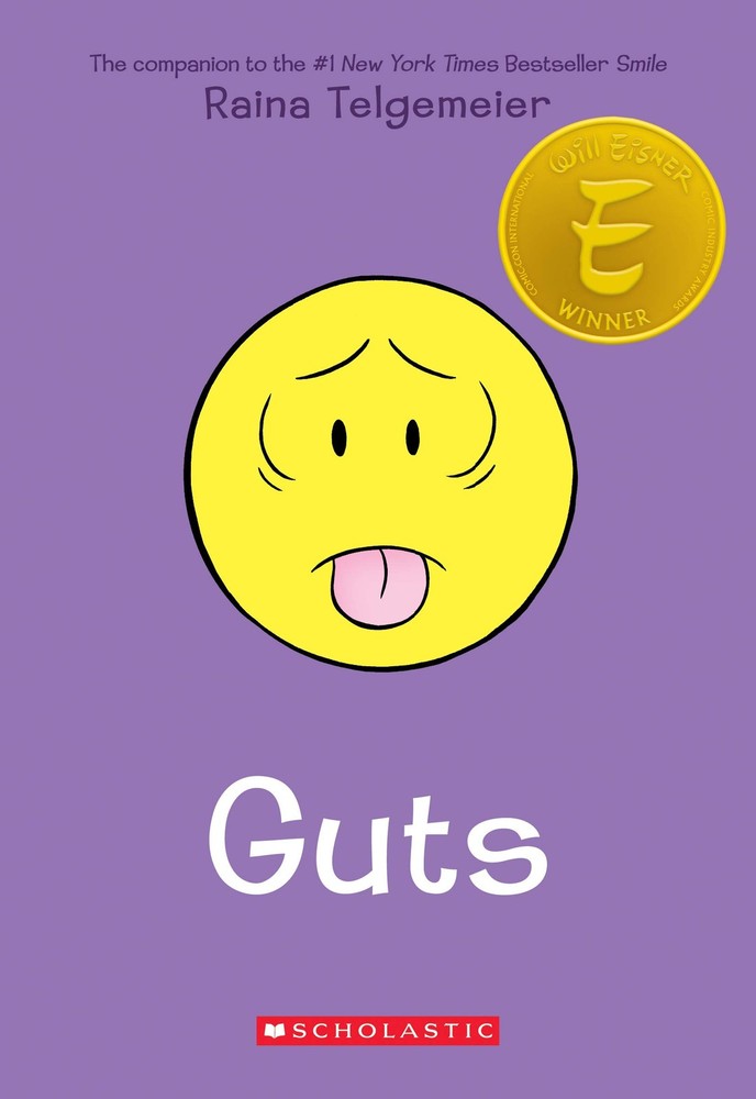 Guts: A Graphic Novel – Telgemeier, Raina – Very Good – See condition notes