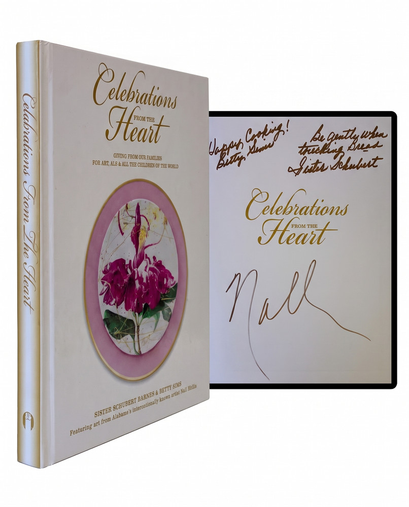 CELEBRATIONS FROM THE HEART 3X SIGNED HC Schubert / Sims / Hollis SOUTHERN FOOD