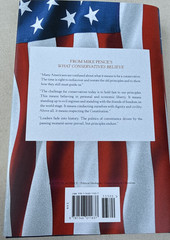 SIGNED 1st print WHAT CONSERVATIVES BELIEVE – Mike Pence, NY Econ Club – New
