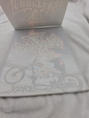 WEST COAST CHOPPERS JESSE JAMES MOTORCYCLE SPIRAL 12″X8.5″ NOTE PAD NEW