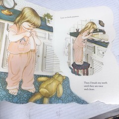 Children’s Golden Sturdy Shape Book ~ MY GOODNIGHT BOOK Eloise Wilkin 1981