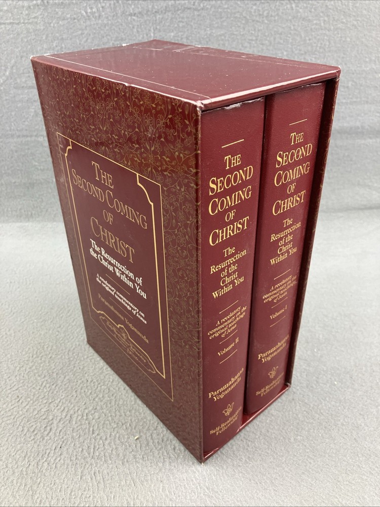 The Second Coming Of Christ Volume I & II Yogananda Paramahansa Boxed Set