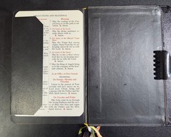THE DIVINE OFFICE BREVIARY (Latin/English) 3 Volume Set (Leather) Slipcases 1963