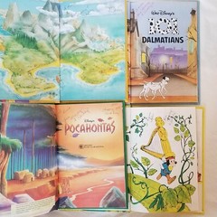 Vintage Lot 8 DISNEY Wonderful World of Reading Hardcover Books Grolier Club