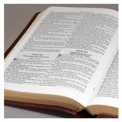 The Holy Bible King James Version Thumb Indexed Burgundy Faux Leather Gift Bible