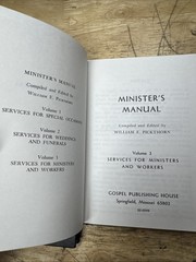 Ministers Manual Set 2 Volumes 1 & 3 William Pickthorn Gospel Publishing House