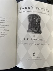 J K Rowling, Mary GrandPré / HARRY POTTER AND THE ORDER OF THE PHOENIX