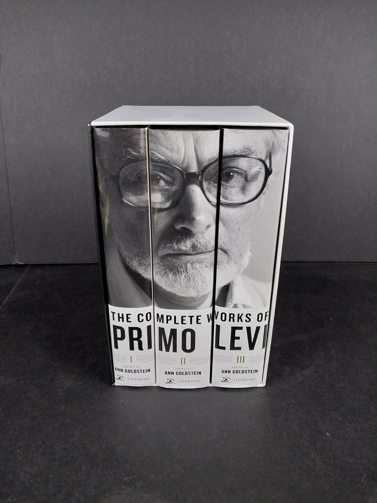 2015 Complete Works of Primo Levi 3 Hardcover Book Set by Primo Levi + Slipcase!