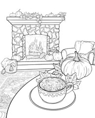 The Pumpkin Spice Latte Coloring Book, Haberkern, Christina, NEW