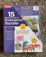 Highlights 15 Minutes A Day Kindergarten Success: 10 Book Workbooks NEW SEALED