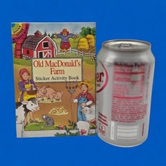 Vintage 1996 Old MacDonalds Farm Dover Little Sticker Activity Book Cathy Beylon